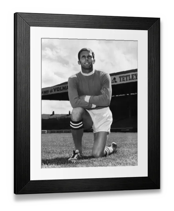 Framed Print : Alan Oakes Manchester City football player at Maine Road August 1969 Framed Print : Alan Oakes Manchester City football player at Maine Road August 1969