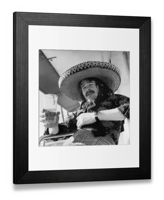 Framed Print : Bobby Kerr Sunderland Football Player enjoys an end of season holiday in Majorca May 1973