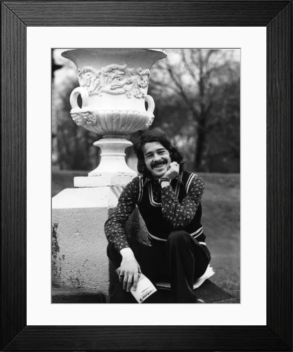 Framed Print : Bobby Kerr Sunderland football player is all smiles ahead of the FA Cup final against