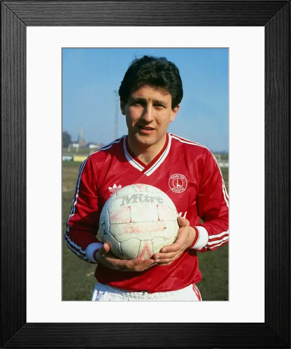 Framed Print : Ralph Milne Charlton Athletic football player March 1987 Framed Print : Ralph Milne Charlton Athletic football player March 1987