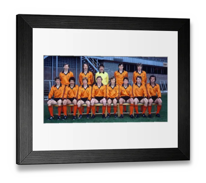 Framed Print : Dundee United football team squad August 1980