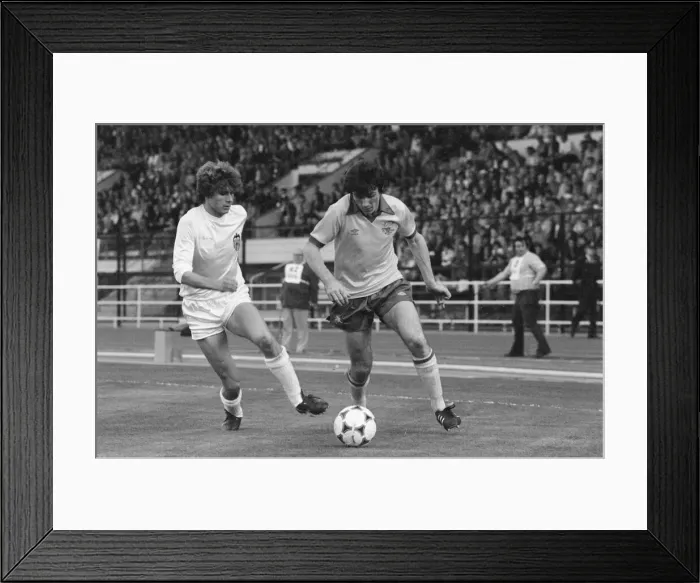 Framed Print : European Cup Winners Cup Final. Valencia 0 Arsenal 0 After extra-time Arsenal Framed Print : European Cup Winners Cup Final. Valencia 0 Arsenal 0 After extra-time Arsenal