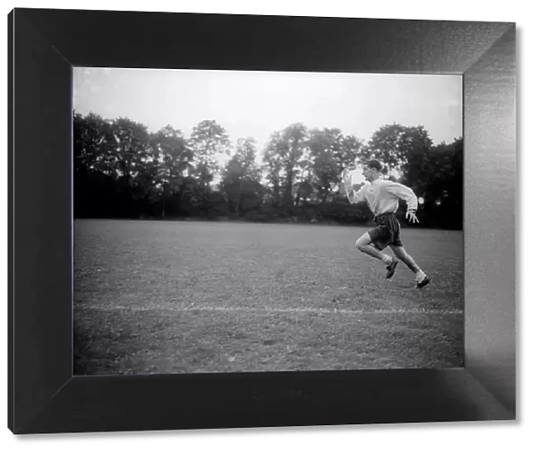 Little Tommy Harmer August 1957 Tottenham Hotspurs Football Player puts on a spurt