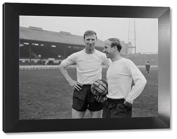 Bobby Charlton (right) and his brother Jack Charlton pictured together during an England