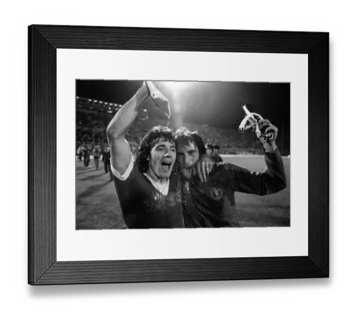 Framed Print : European Cup Final at the Stadio Olimpico in Rome, Italy