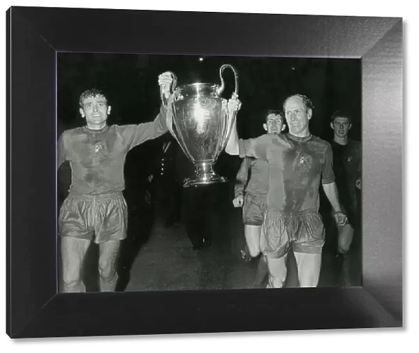 European Cup Final at Wembley May 1968 Manchester United 4 v Benfica 1 after extra