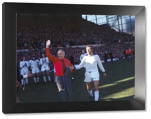 Liverpool v Leicester Football 1973 Bill Shankly Pays Tribute To The KOP
