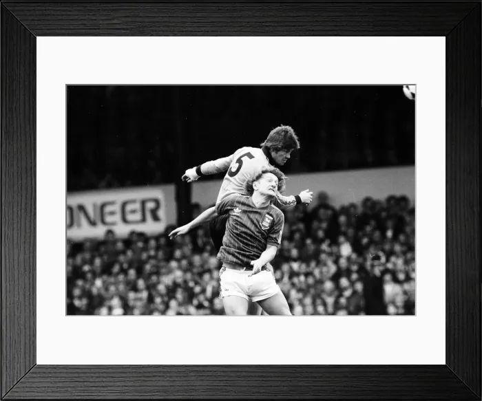 Framed Print : Ipswich Town v Wolverhampton Wanderers league match at Portman Road October 1981 Framed Print : Ipswich Town v Wolverhampton Wanderers league match at Portman Road October 1981