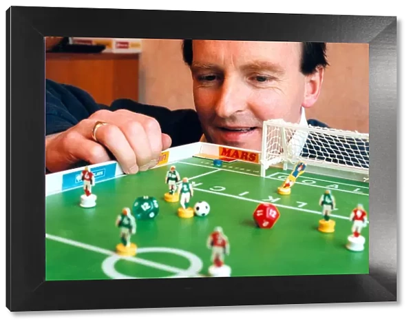 Jimmy Powells of Cramlington has invented a football stragegy board game called '