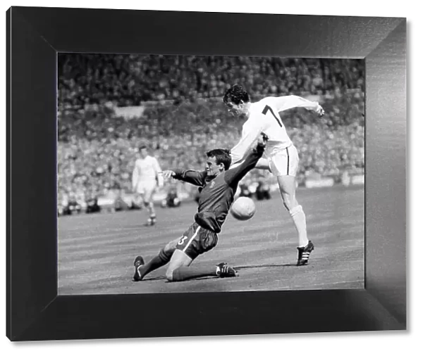 1967 FA Cup Final at Wembley Tottenham Hotspur v Chelsea Spurs Alan Mullery