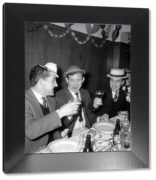 Tottenham Hotspur at their annual Christmas Party at White Hart Lane, London