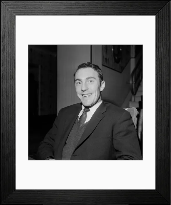 Framed Print : Jimmy Greaves at The Grand Hotel, Sheffield. 18th December 1961 Framed Print : Jimmy Greaves at The Grand Hotel, Sheffield. 18th December 1961