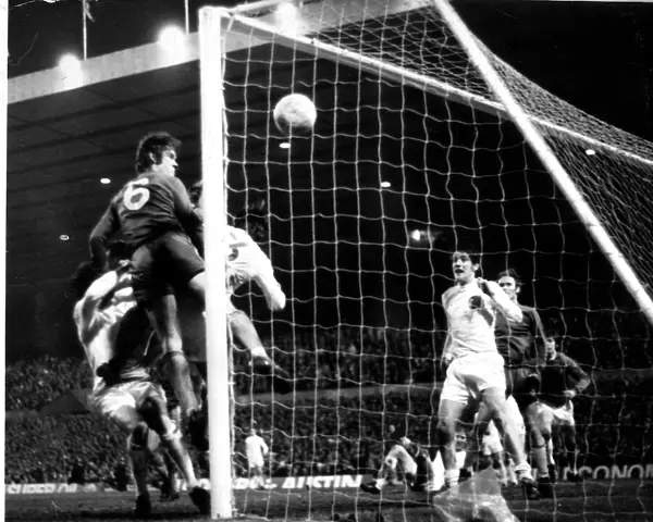 David Webb scores for Chelsea in FA Cup final replay against Leeds, 1970, at Old Trafford