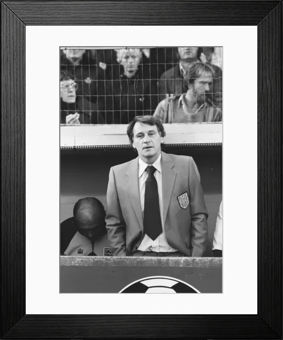 Framed Print : European Championships Qualifier in Copenhagen. Denmark 2 v England 2 Framed Print : European Championships Qualifier in Copenhagen. Denmark 2 v England 2