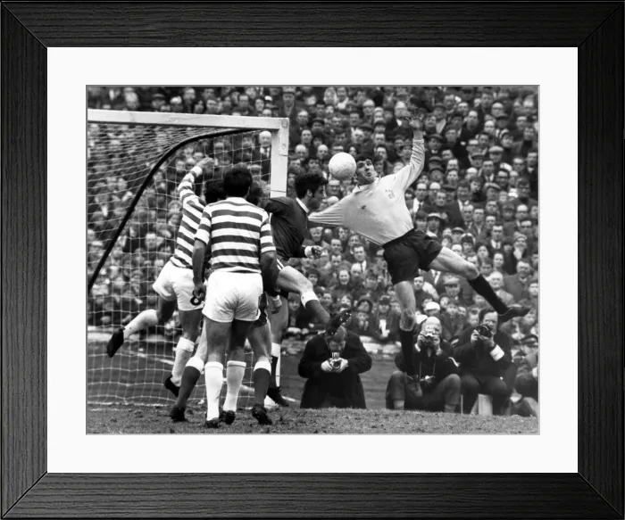 Framed Print : FA Scottish Cup Final. 11th April 1970. Aberdeen keeper Bobby Framed Print : FA Scottish Cup Final. 11th April 1970. Aberdeen keeper Bobby