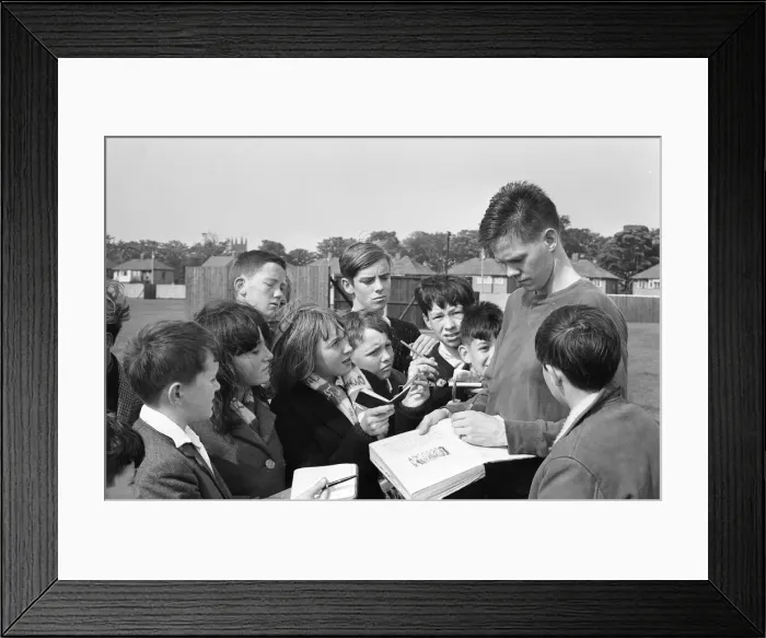 Framed Print : Ellert Schram, captain and inside left of the Reykjavik football team Framed Print : Ellert Schram, captain and inside left of the Reykjavik football team