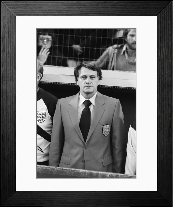 Framed Print : European Championships Qualifier in Copenhagen. Denmark 2 v England 2 Framed Print : European Championships Qualifier in Copenhagen. Denmark 2 v England 2