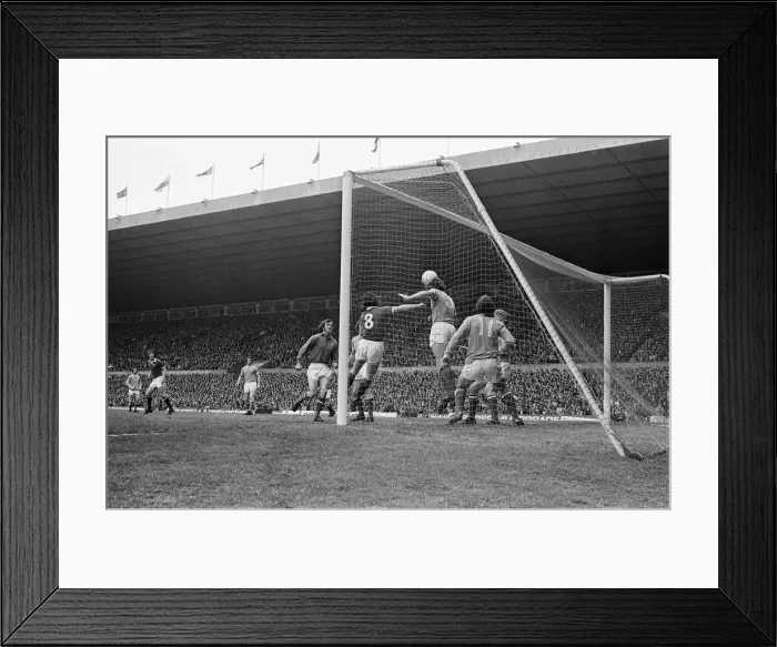 Framed Print : Manchester United 0 v. Manchester City 1. The derby between local rivals ends in a Framed Print : Manchester United 0 v. Manchester City 1. The derby between local rivals ends in a