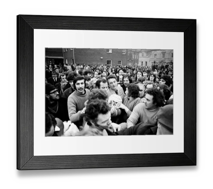Framed Print : Shrove Tuesday and Ash Wednesday herald, in Ashbourne, Derbyshire Framed Print : Shrove Tuesday and Ash Wednesday herald, in Ashbourne, Derbyshire