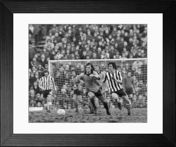 Framed Print : English League Division One match at Molineux. Wolverhampton Wanderers 1 v Framed Print : English League Division One match at Molineux. Wolverhampton Wanderers 1 v