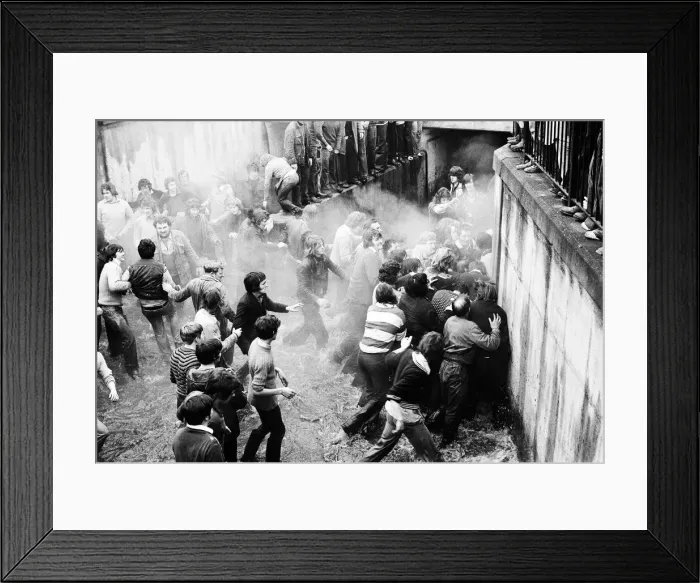 Framed Print : Shrove Tuesday and Ash Wednesday herald, in Ashbourne, Derbyshire Framed Print : Shrove Tuesday and Ash Wednesday herald, in Ashbourne, Derbyshire