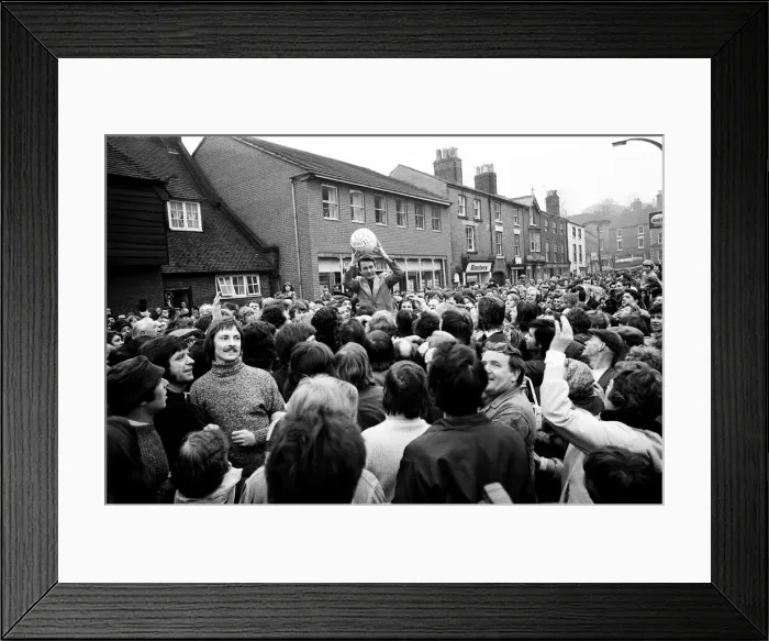 Framed Print : Shrove Tuesday and Ash Wednesday herald, in Ashbourne, Derbyshire Framed Print : Shrove Tuesday and Ash Wednesday herald, in Ashbourne, Derbyshire