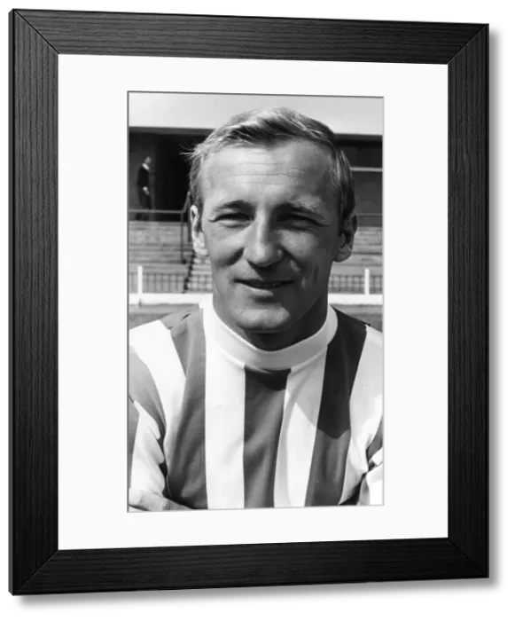 Framed Print : Peter Dobing Stoke City Football Player July 1969. Local Caption Football Player