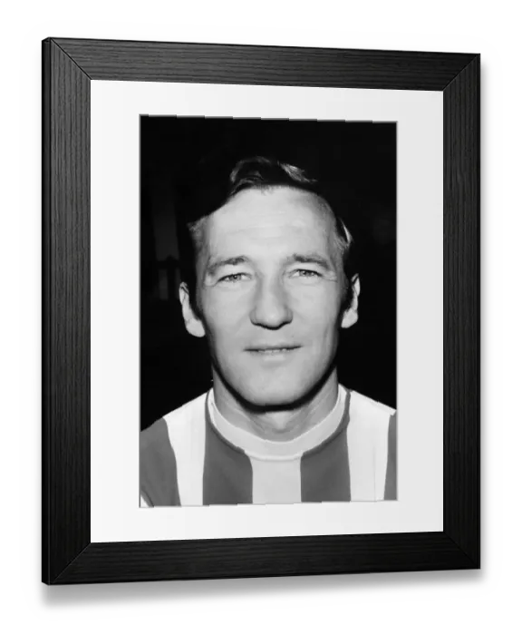 Framed Print : Peter Dobing Stoke City Football Player August 1972. Local Caption Football