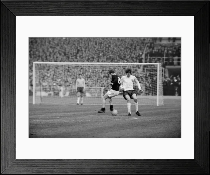 Framed Print : Home International and European Championship Qualifying match at Wembley Stadium