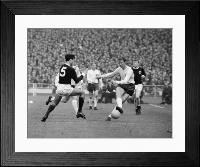 Framed Print : Home International and European Championship Qualifying match at Wembley Stadium