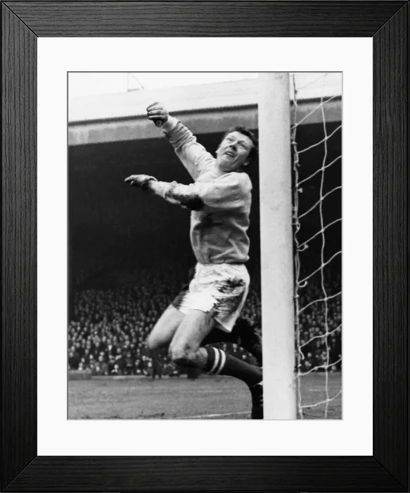 Framed Print : Celttic FC goalkeeper John Fallon. 1969 Framed Print : Celttic FC goalkeeper John Fallon. 1969