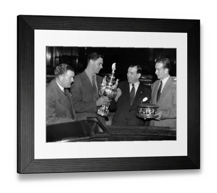 Framed Print : Presentation of the Glasgow Charity Cup to Celtic FC at the City Chambers Framed Print : Presentation of the Glasgow Charity Cup to Celtic FC at the City Chambers