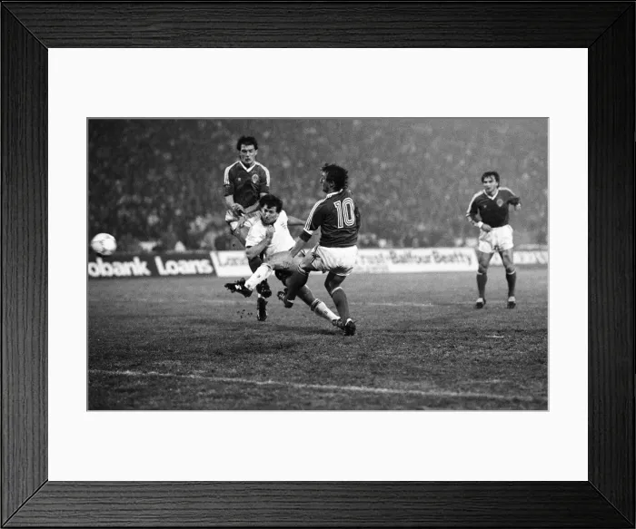 Framed Print : European Championships Qualifying match in Belgrade. Yugoslavia 1 v England 4 Framed Print : European Championships Qualifying match in Belgrade. Yugoslavia 1 v England 4