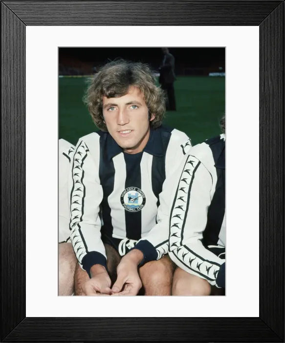 Framed Print : Alan Kennedy Newcastle United FC July 1976