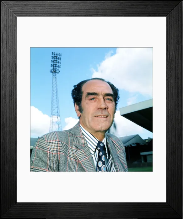 Framed Print : Joe Harvey Newcastle United FC Manager July 1973 Out went the old
