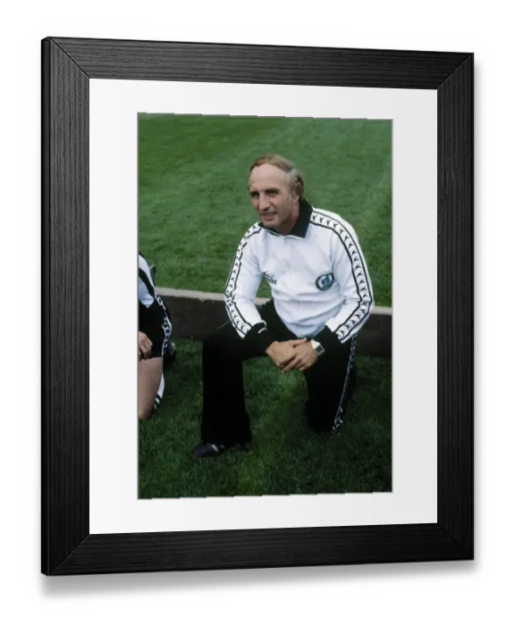 Framed Print : Bill McGarry Newcastle United Manager August 1978