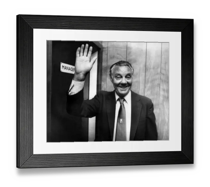 Framed Print : Joe Fagan new Liverpool Manager May 1983
