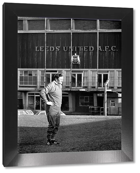 Leeds United. Don Revie trains Juniors at Elland Road