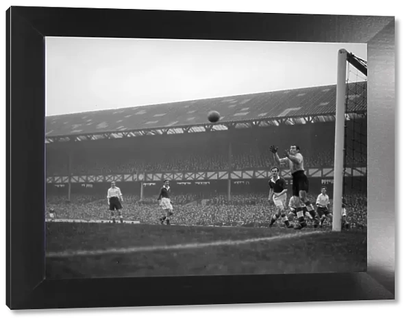 Home Championship International and 1954 World Cup Qualifying match at Goodison Park
