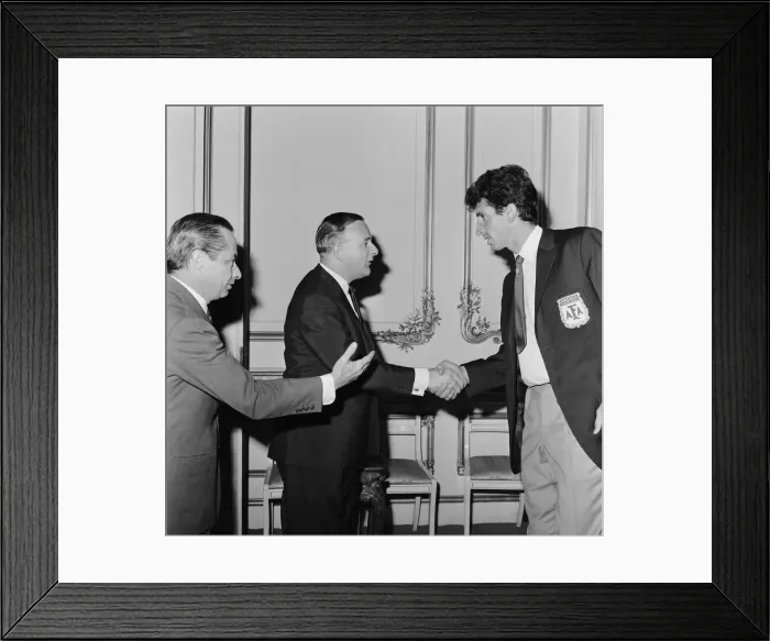Framed Print : 1966 World Cup Tournament in England. Antonio Rattin Framed Print : 1966 World Cup Tournament in England. Antonio Rattin