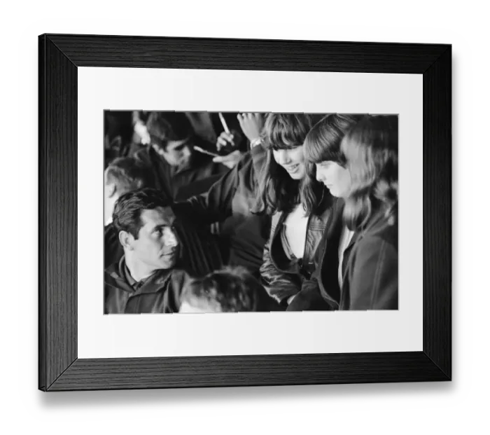 Framed Print : 1966 World Cup Tournament in England. Portugal World Cup Squad visit to watch a