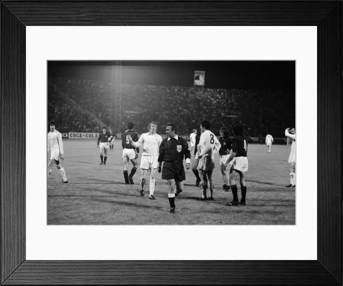 Framed Print : 1973 European Cup Winners Cup Final at the Kaftanzoglio Stadium in Thessaloniki, Greece