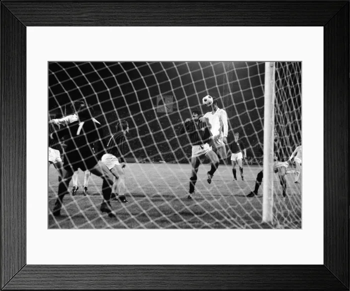 Framed Print : 1973 European Cup Winners Cup Final at the Kaftanzoglio Stadium in Thessaloniki, Greece
