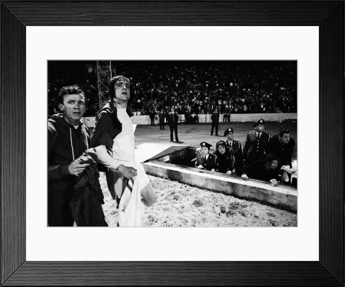 Framed Print : 1973 European Cup Winners Cup Final at the Kaftanzoglio Stadium in Thessaloniki, Greece