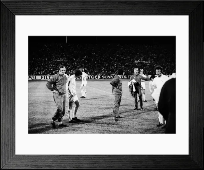 Framed Print : 1973 European Cup Winners Cup Final at the Kaftanzoglio Stadium in Thessaloniki, Greece