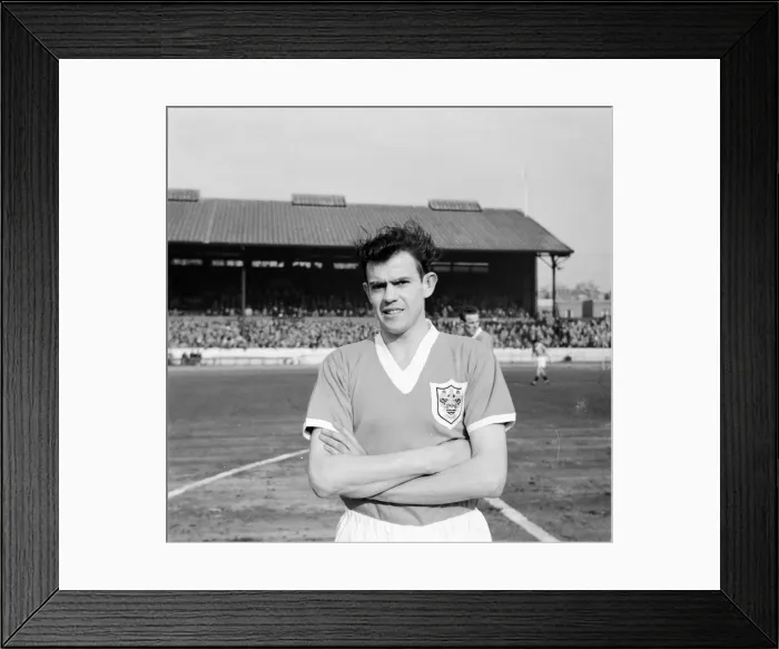 Framed Print : Ray Charnley Blackpool Football Player, centre forward 15th March 1958 Framed Print : Ray Charnley Blackpool Football Player, centre forward 15th March 1958