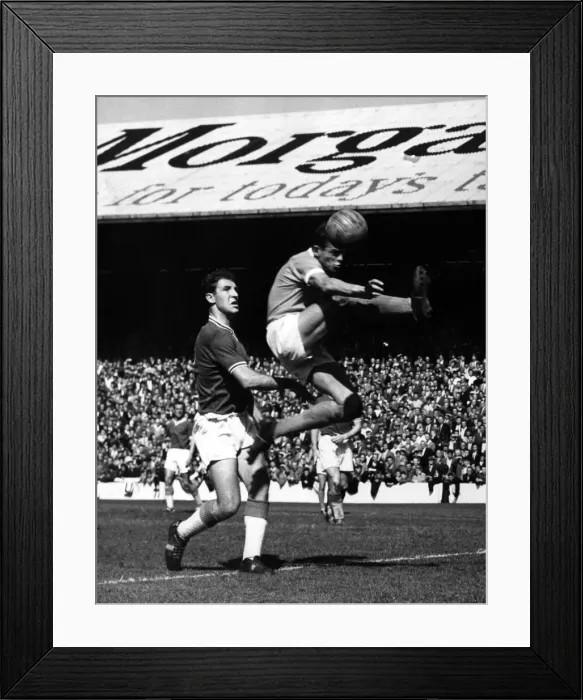Framed Print : Cardiff City v Blackpool league match at Ninian Park 26th August 1961 Framed Print : Cardiff City v Blackpool league match at Ninian Park 26th August 1961
