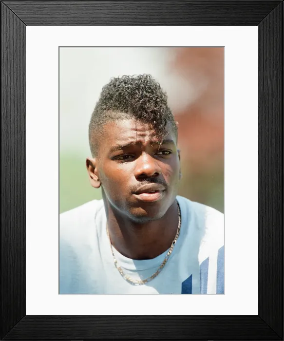 Framed Print : Tony Daley England Football Player pictured ahead of friendly against Brazil at Wembley Framed Print : Tony Daley England Football Player pictured ahead of friendly against Brazil at Wembley