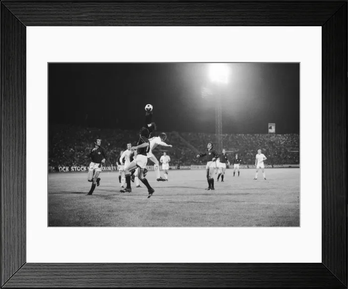 Framed Print : 1973 European Cup Winners Cup Final at the Kaftanzoglio Stadium in Thessaloniki, Greece