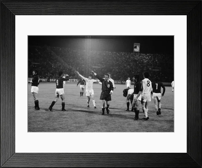 Framed Print : 1973 European Cup Winners Cup Final at the Kaftanzoglio Stadium in Thessaloniki, Greece Framed Print : 1973 European Cup Winners Cup Final at the Kaftanzoglio Stadium in Thessaloniki, Greece